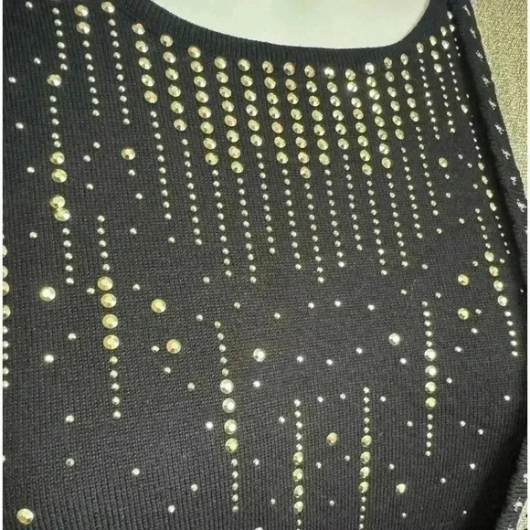 ALFRED DUNNER Ombre Metallic Leopard Twin Set Glam Retro Women's Size Medium - Picture 3 of 12